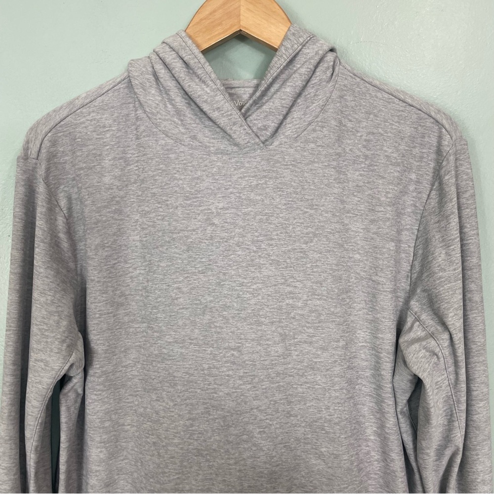 Outdoor Voices Cloudknit Hoodie Lightweight Men Size Medium Light Gray Pullover - Picture 3 of 10